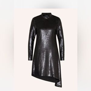 COS Black Long Sleeve Dress